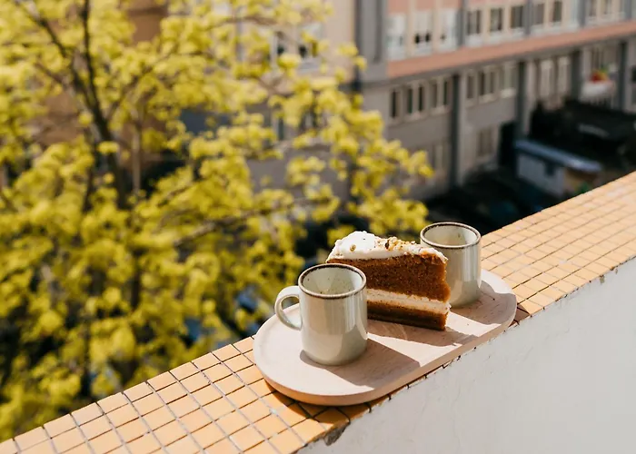 Old Town With Balcony *